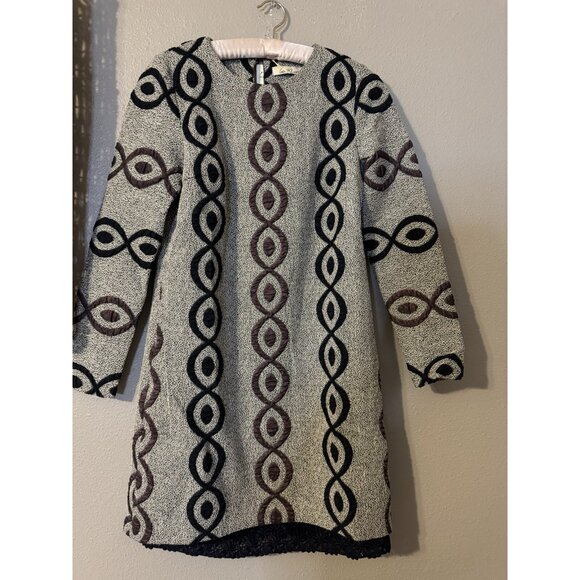 Anthropologie Iren Klairie Embroidered Dress Metallic 36 US 4 $585 NWT NEW - Picture 9 of 13